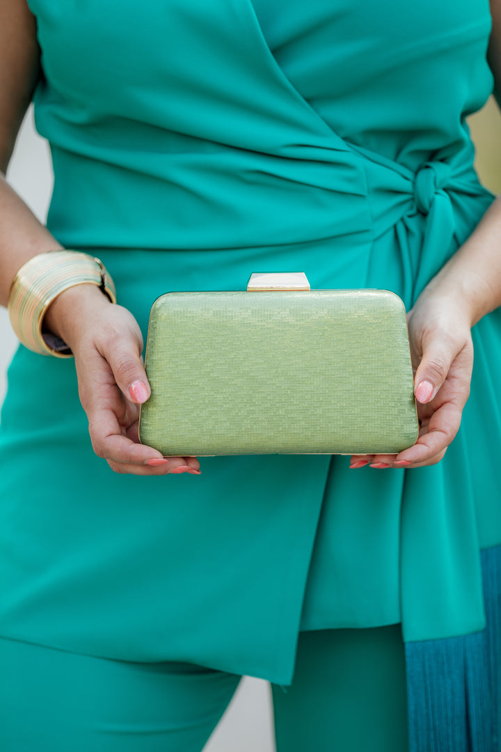 Bolso Clutch Pistacho