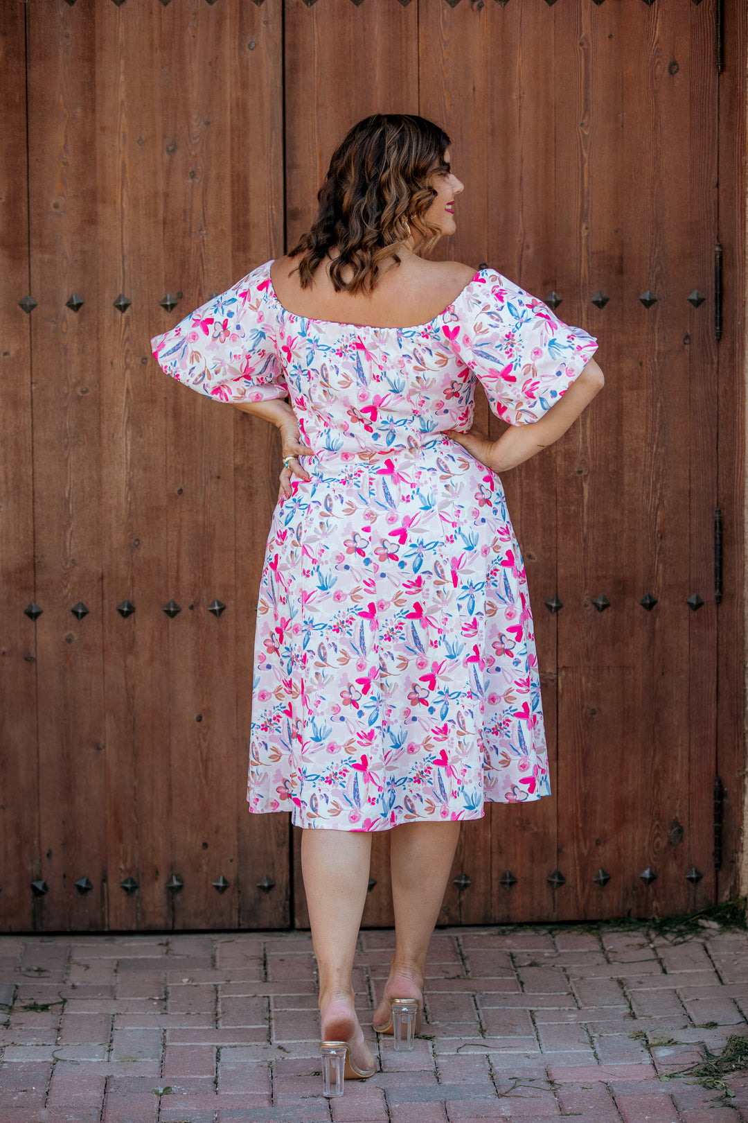 VESTIDO CALA ESTAMPADO FLORAL