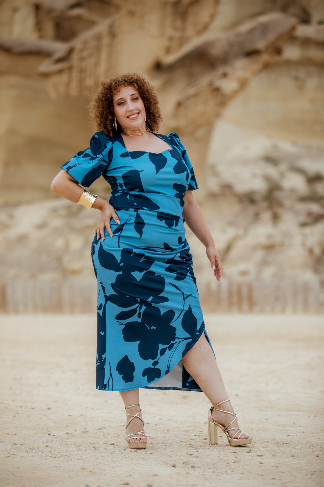 Blusa Ariel Estampado Azul