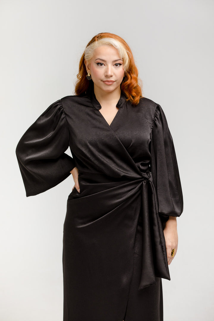 Vestido Kimono Cora Negro