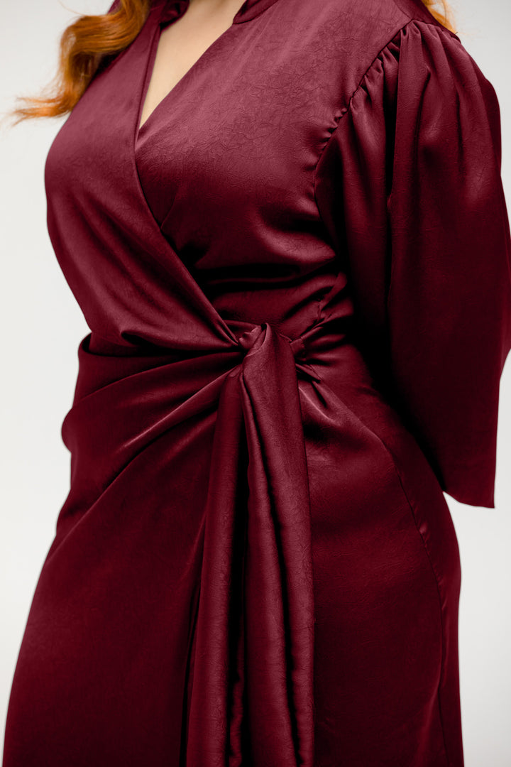 Vestido Kimono Cora Vino