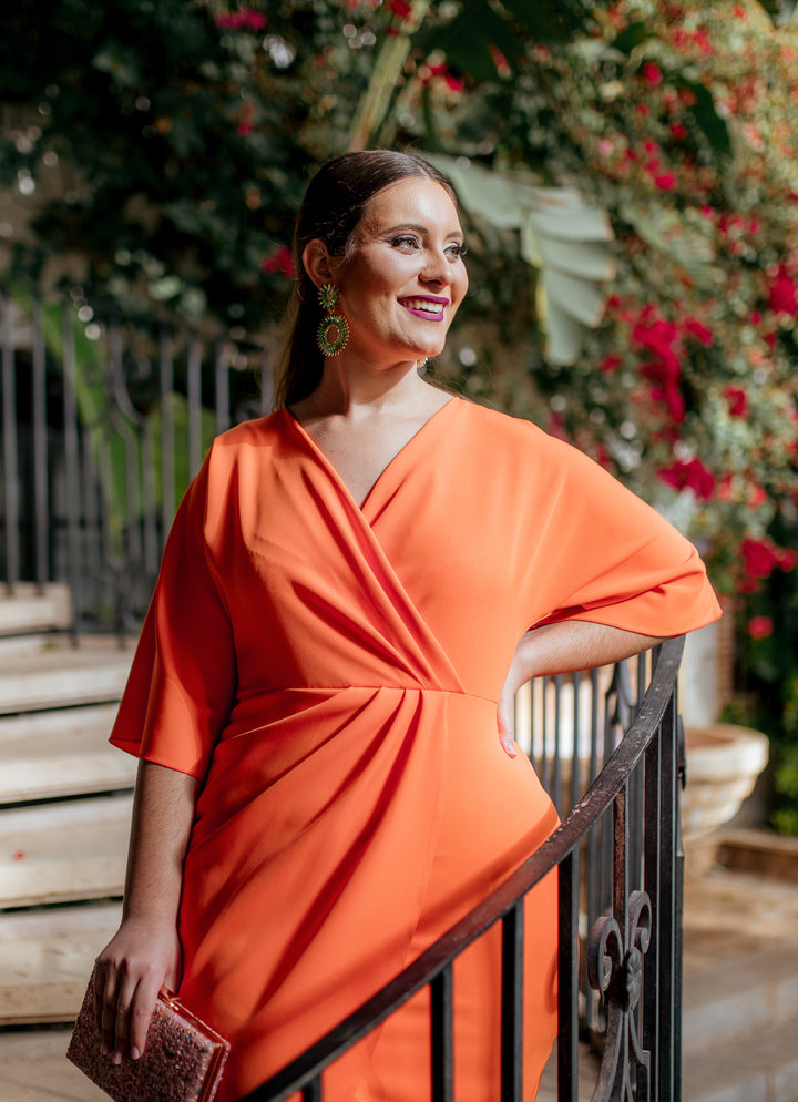 VESTIDO MARTINA PAPAYA