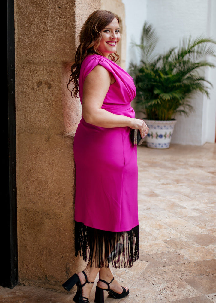 VESTIDO ZAHARA FUCSIA