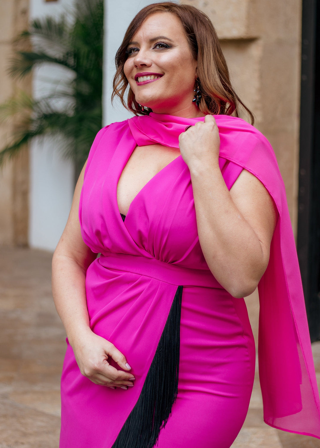VESTIDO ZAHARA FUCSIA