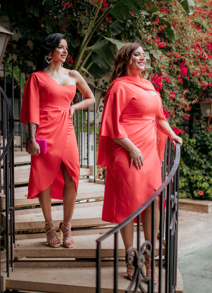 VESTIDO RENATA CORAL