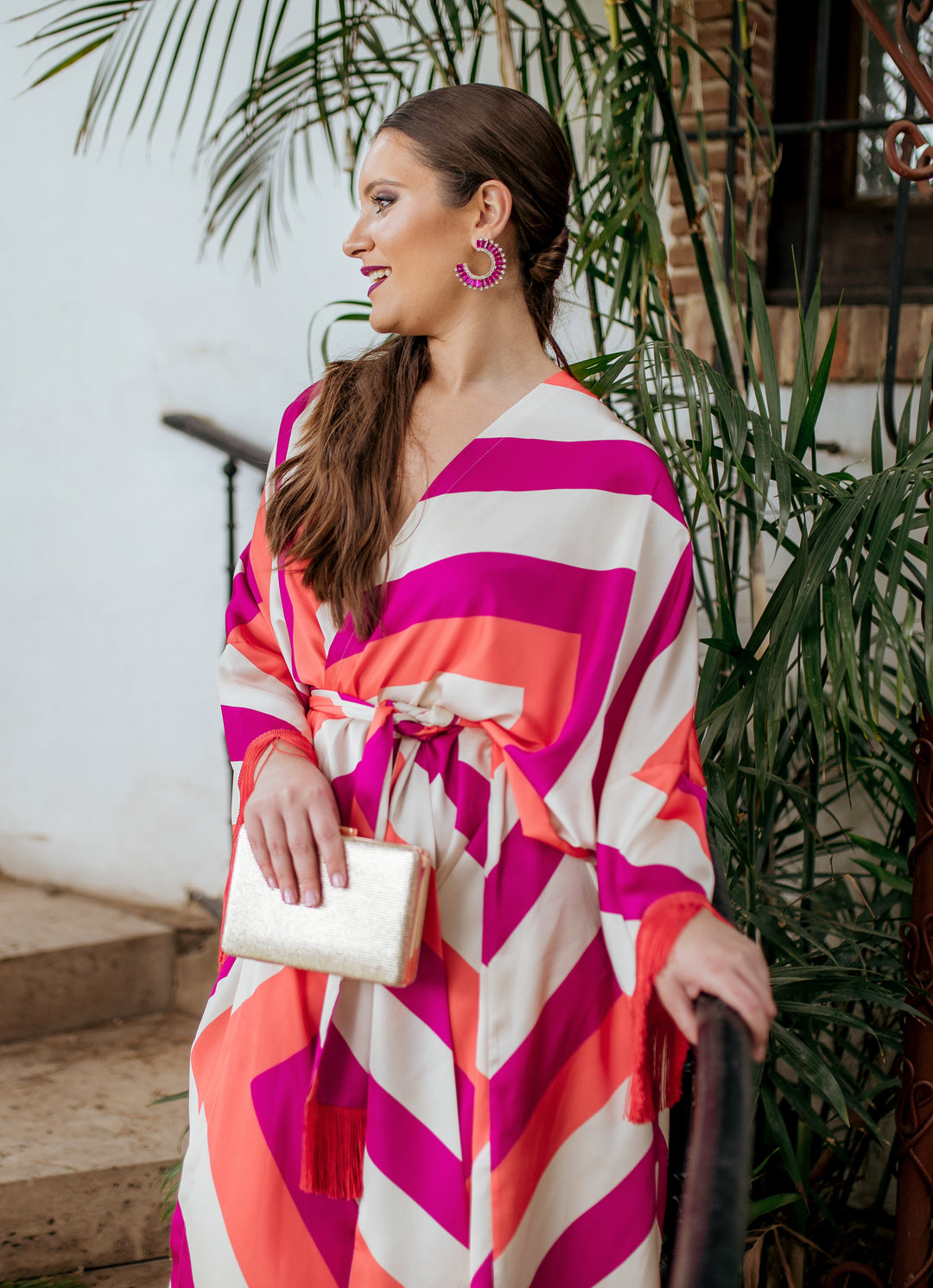 KIMONO ALMA ESTAMPADO GEOMÉTRICO