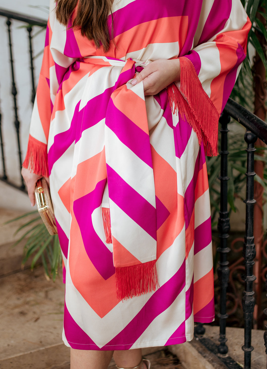 KIMONO ALMA ESTAMPADO GEOMÉTRICO