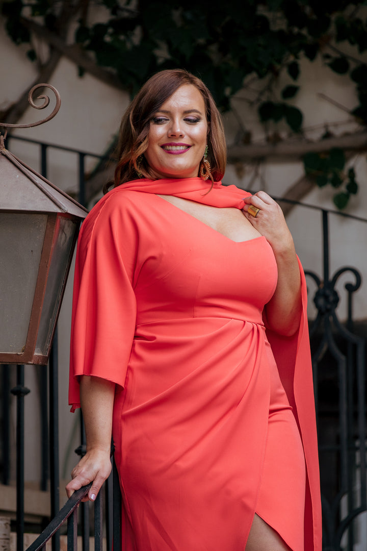 VESTIDO RENATA CORAL