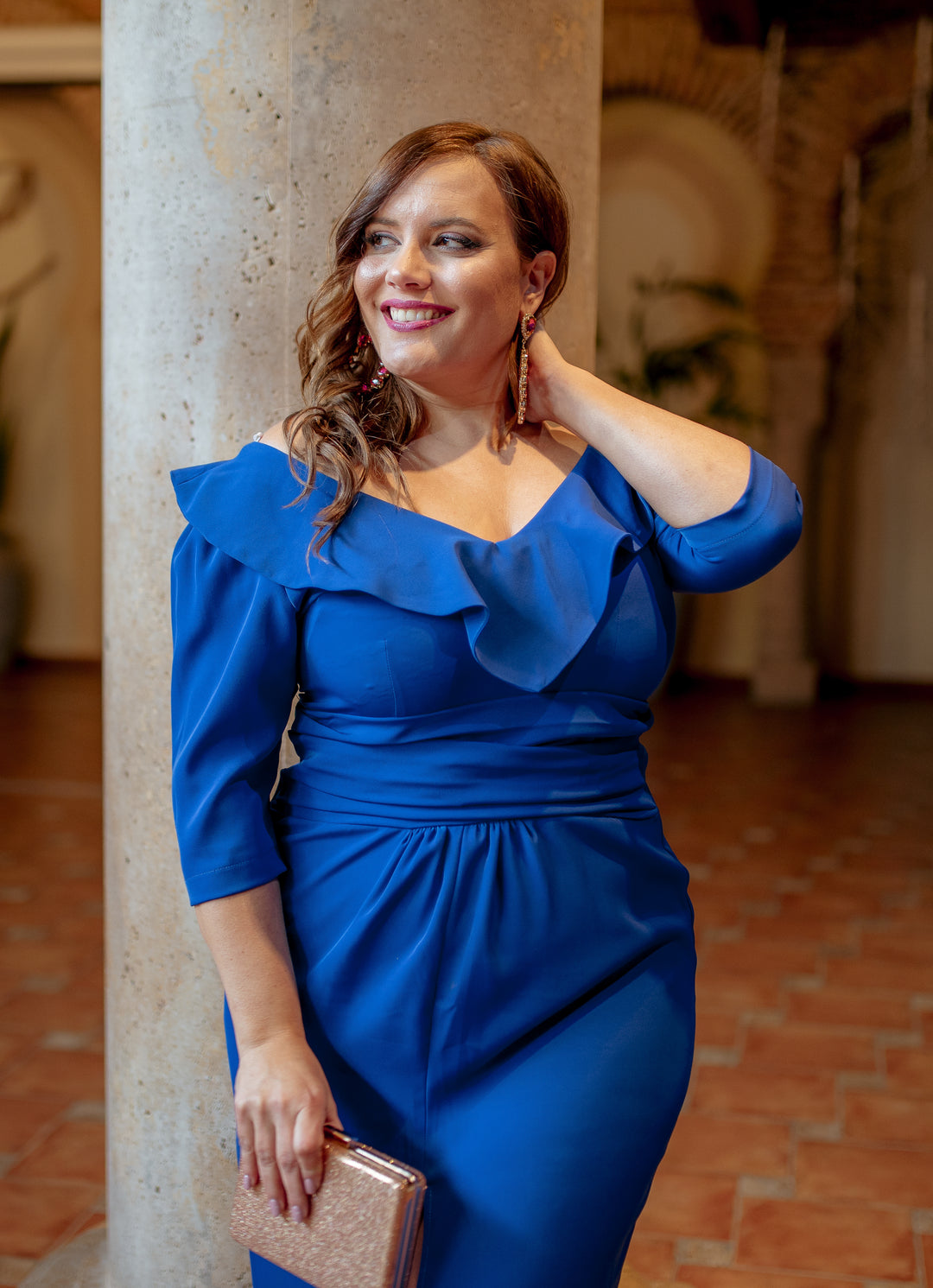 VESTIDO FELISA TINTA AZUL