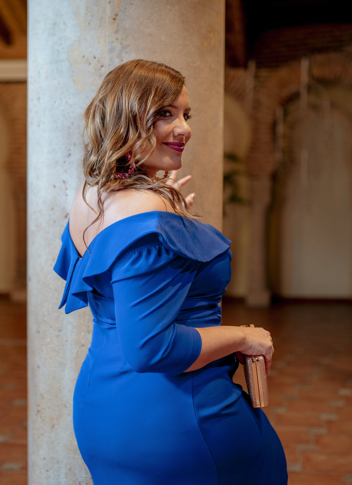 VESTIDO FELISA TINTA AZUL