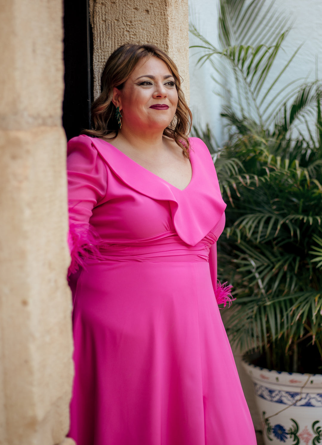 VESTIDO MARIOLA FUCSIA