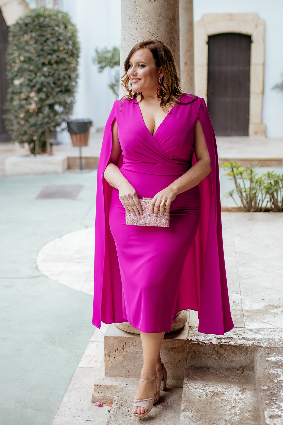 VESTIDO GENOVEVA BUGANVILLA