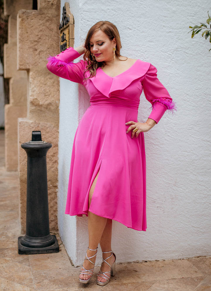 VESTIDO MARIOLA FUCSIA