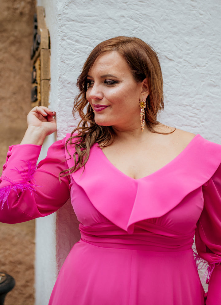 VESTIDO MARIOLA FUCSIA