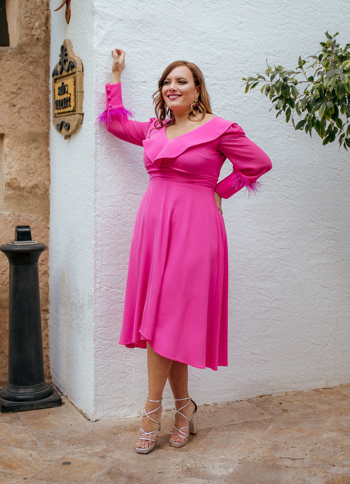 VESTIDO MARIOLA FUCSIA
