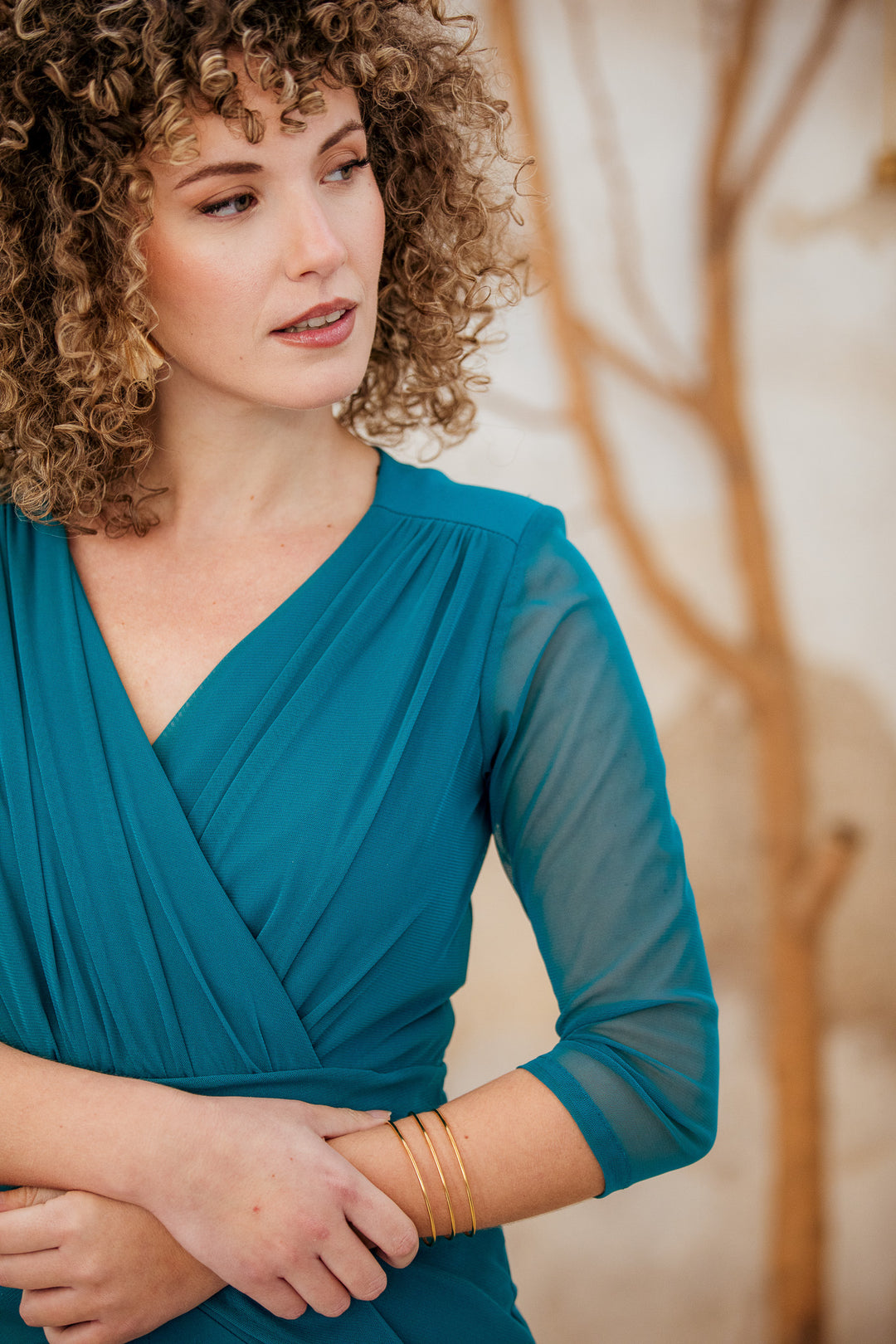 Vestido Carlota Aguamarina