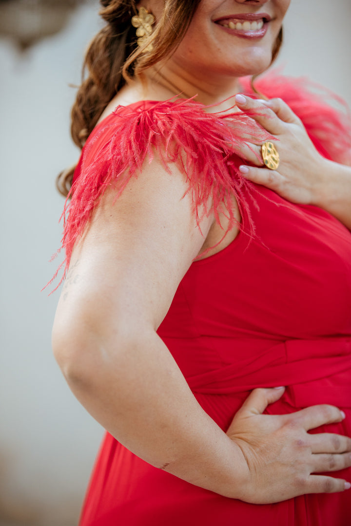 Vestido Liora Rojo