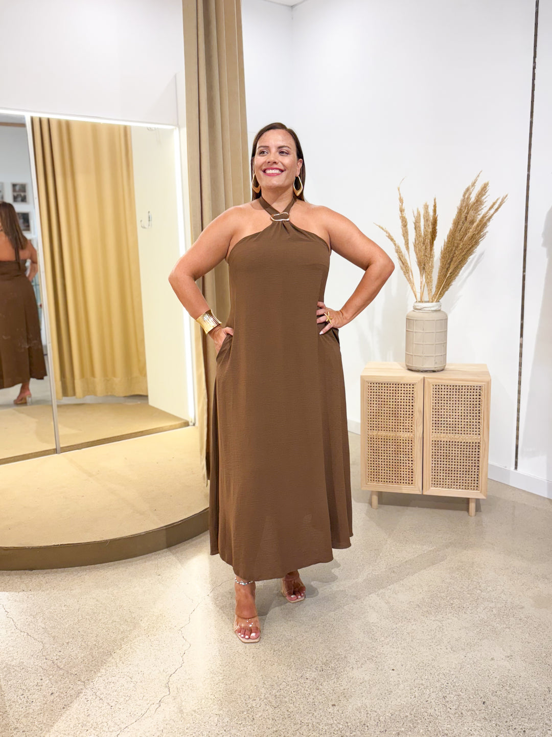 Vestido Palermo Marrón