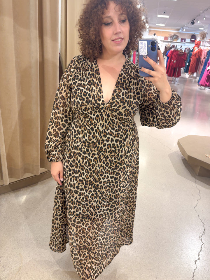 Vestido Sara Leopardo