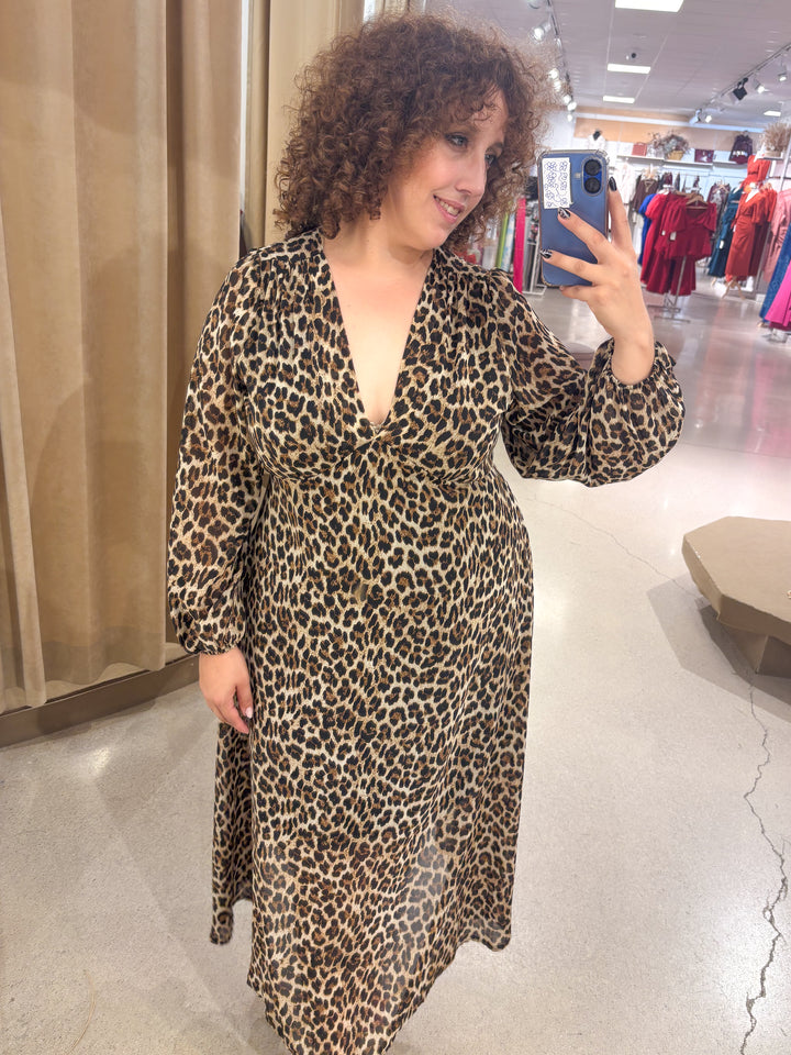 Vestido Sara Leopardo