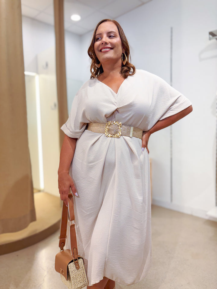 Vestido Patricia Beige