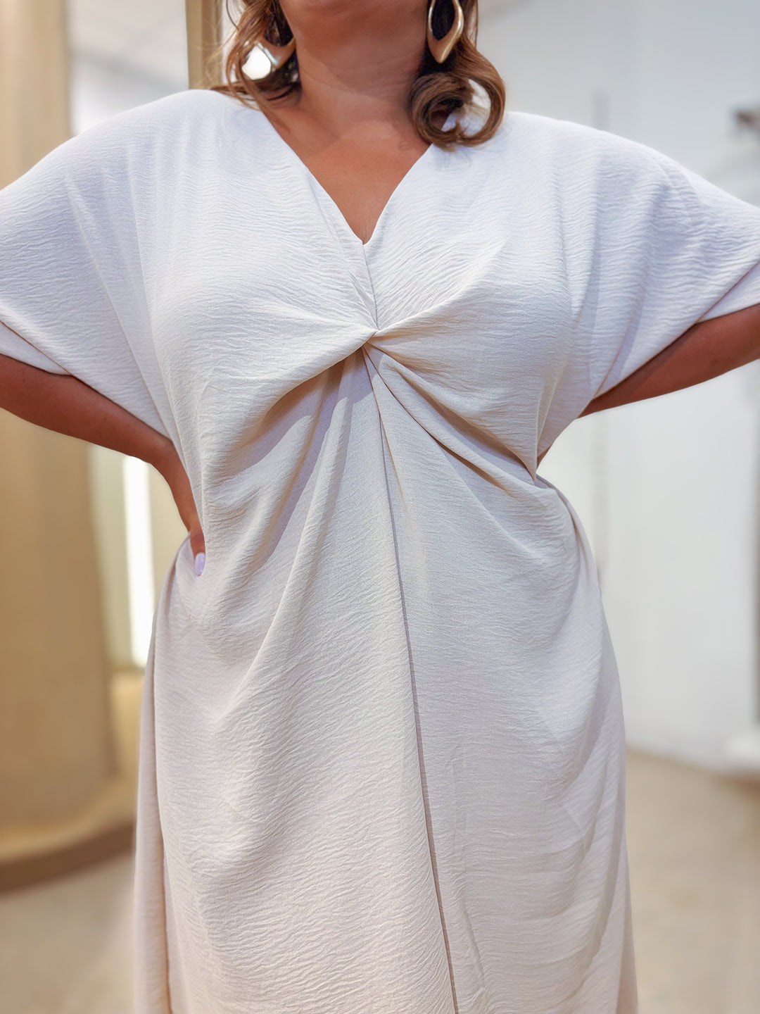 Vestido Patricia Beige