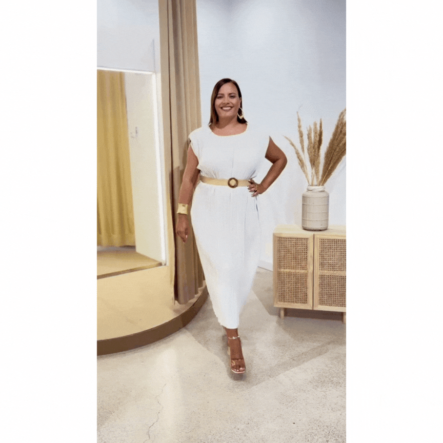 Vestido Safari Beige