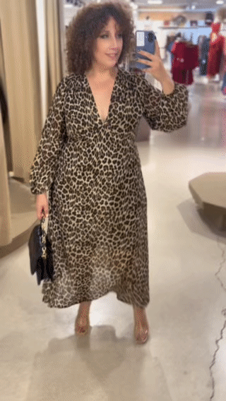 Vestido Sara Leopardo