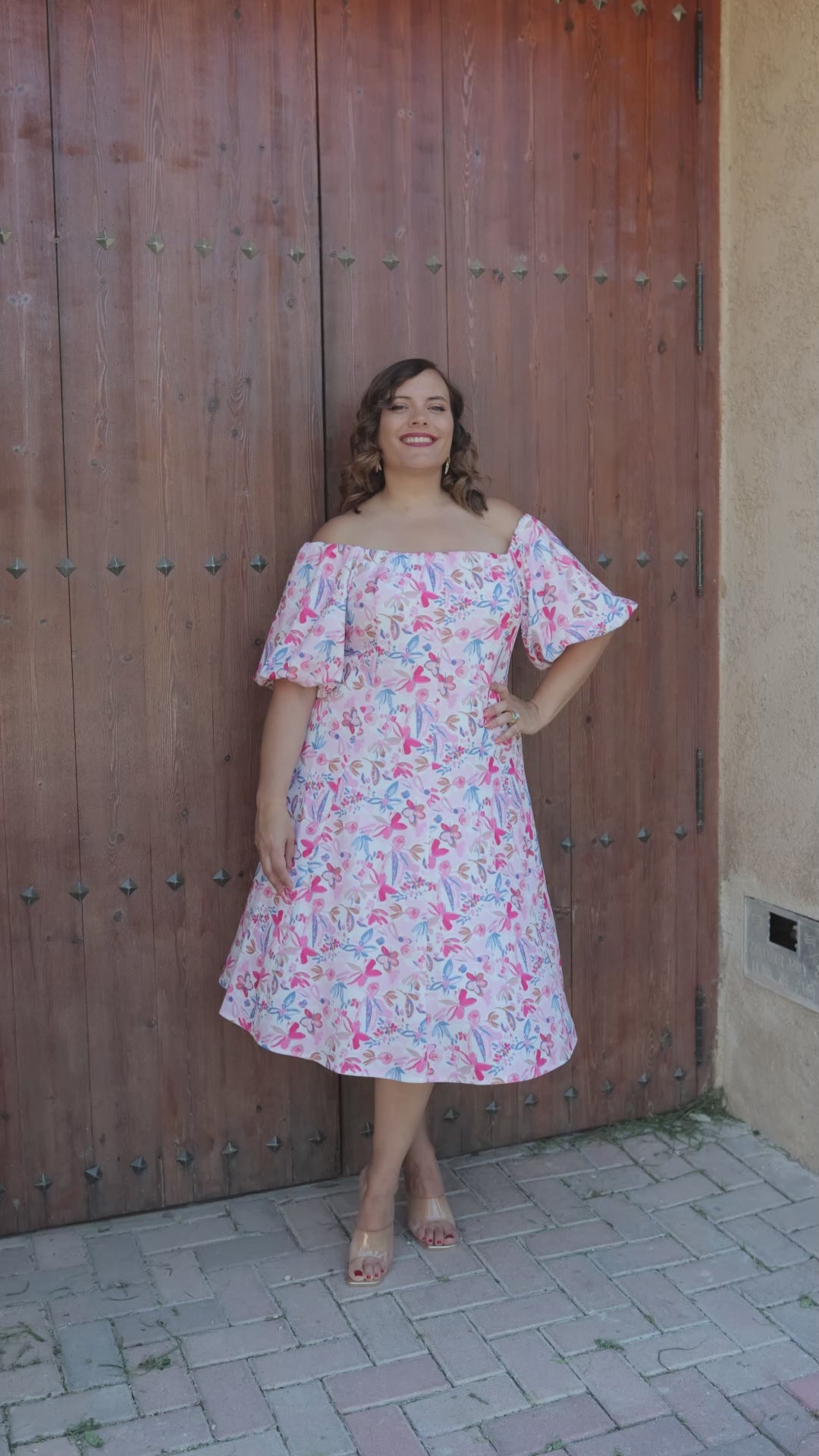 VESTIDO CALA ESTAMPADO FLORAL