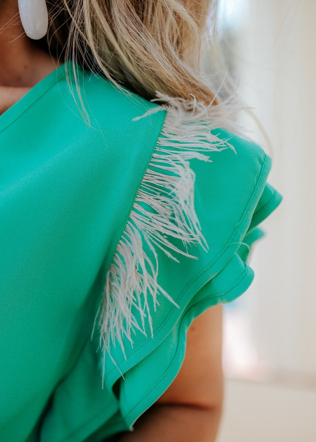 BLUSA DE CRETA VERDE