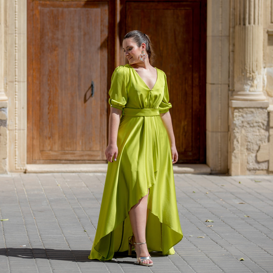 VESTIDO SALSA PISTACHO