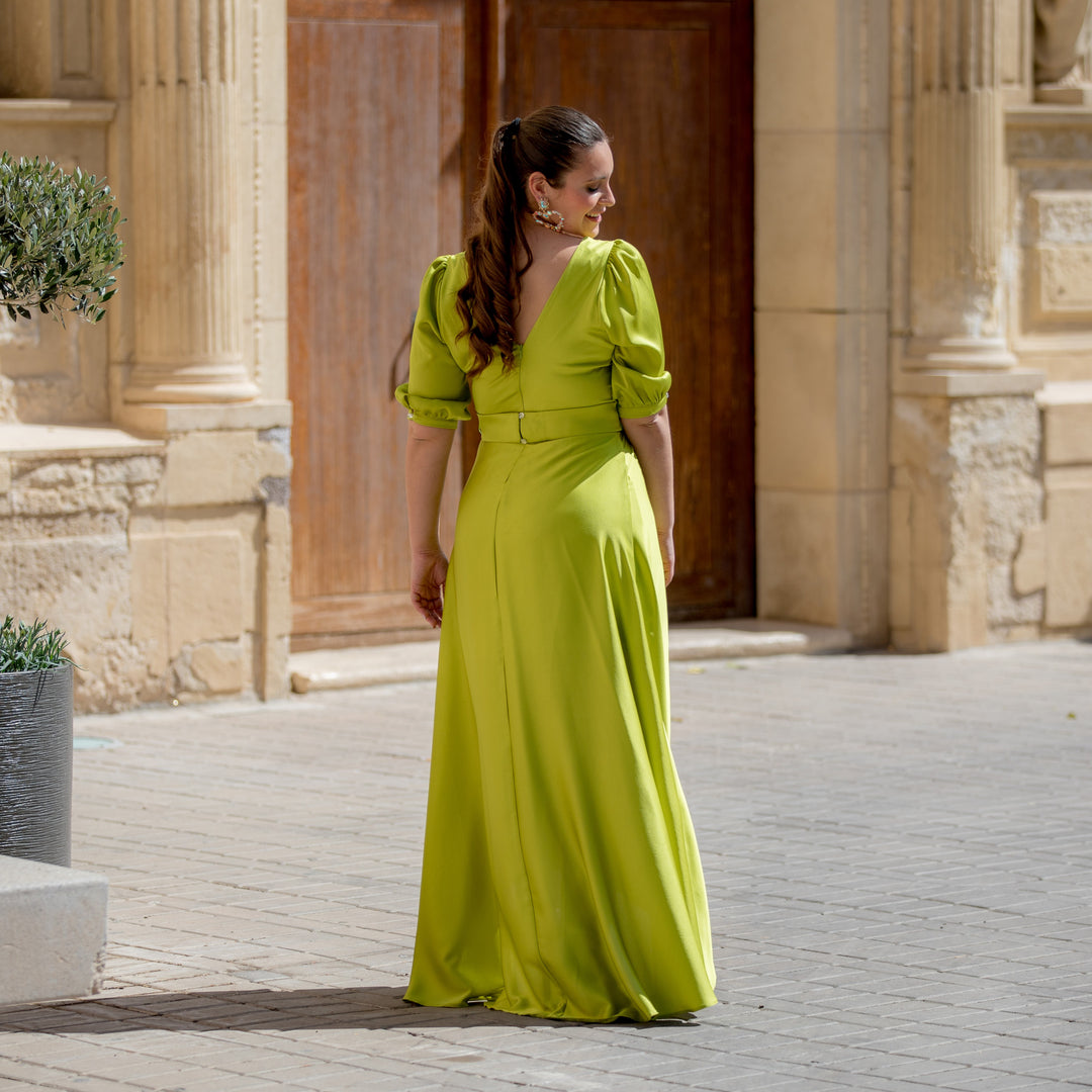 VESTIDO SALSA PISTACHO