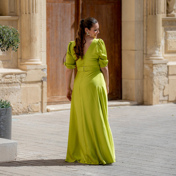 VESTIDO SALSA PISTACHO