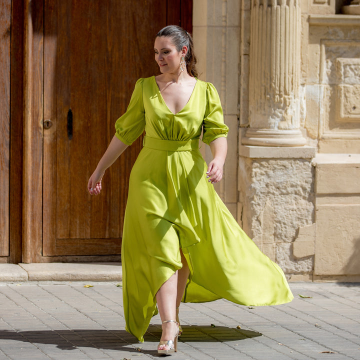 VESTIDO SALSA PISTACHO