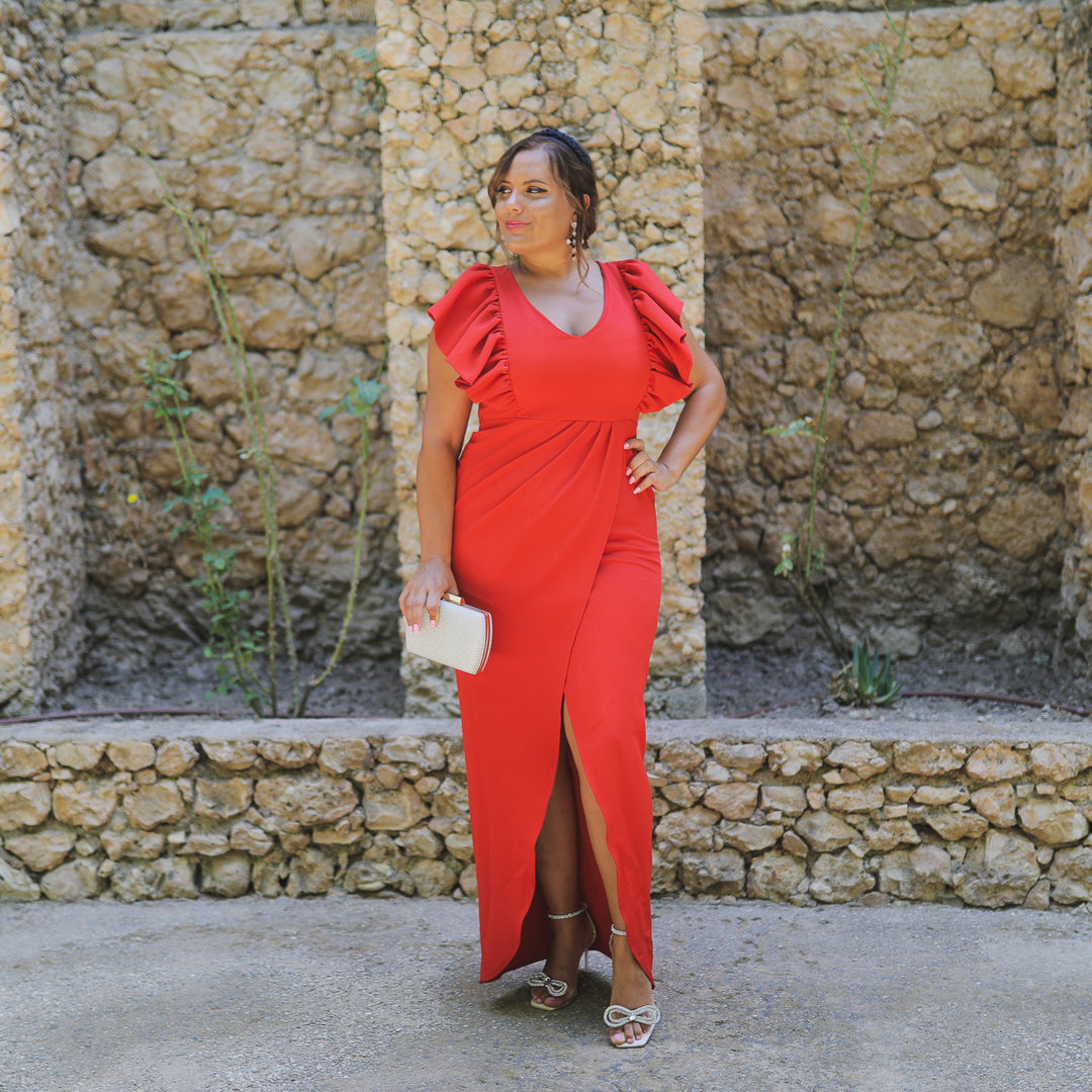 Vestido Alía Rojo