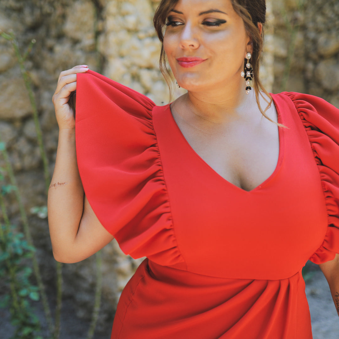 Vestido Alía Rojo