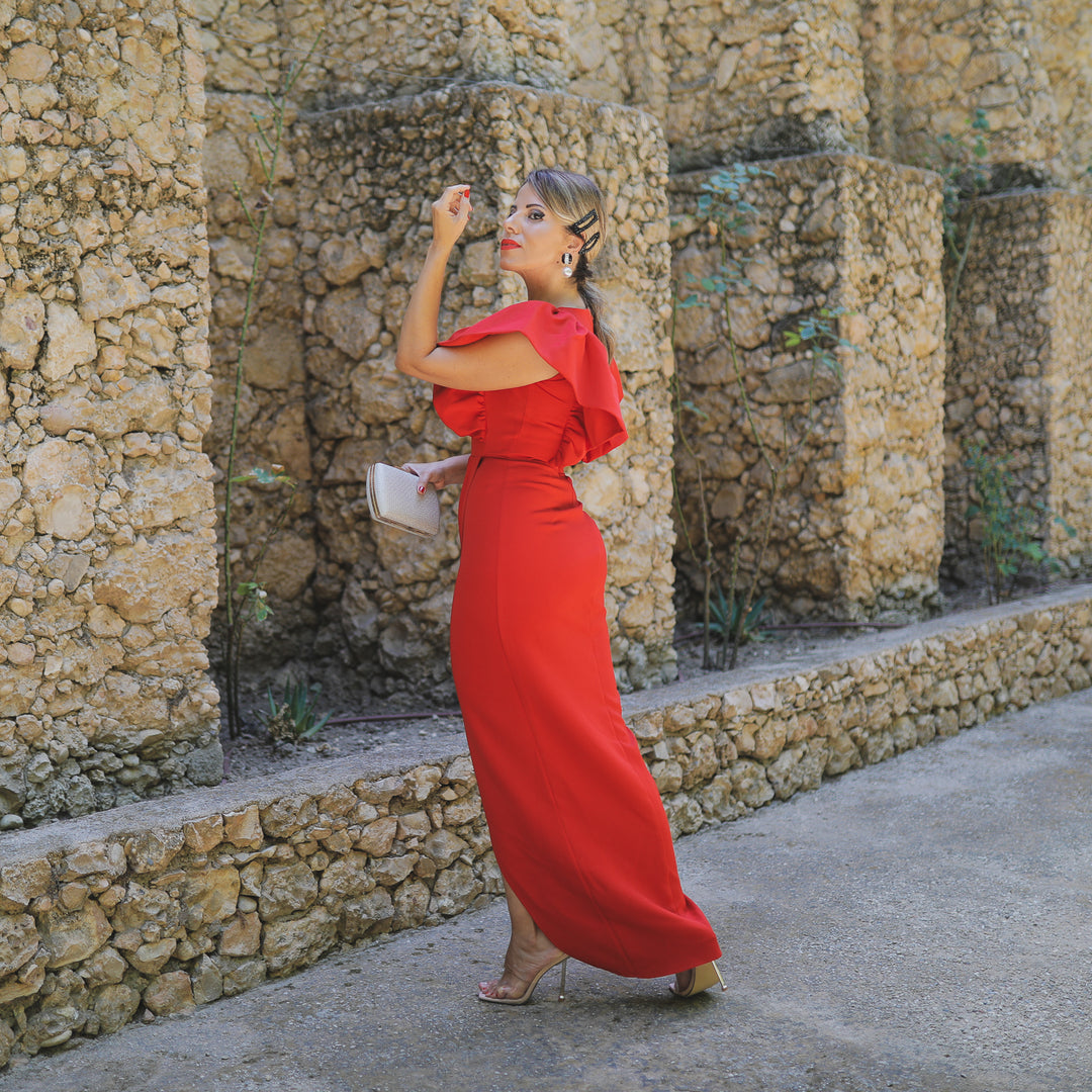 Vestido Alía Rojo