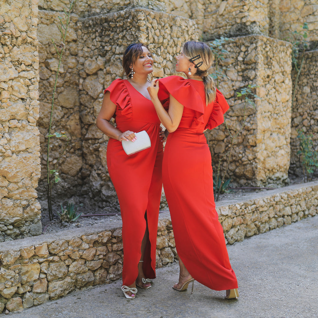 Vestido Alía Rojo