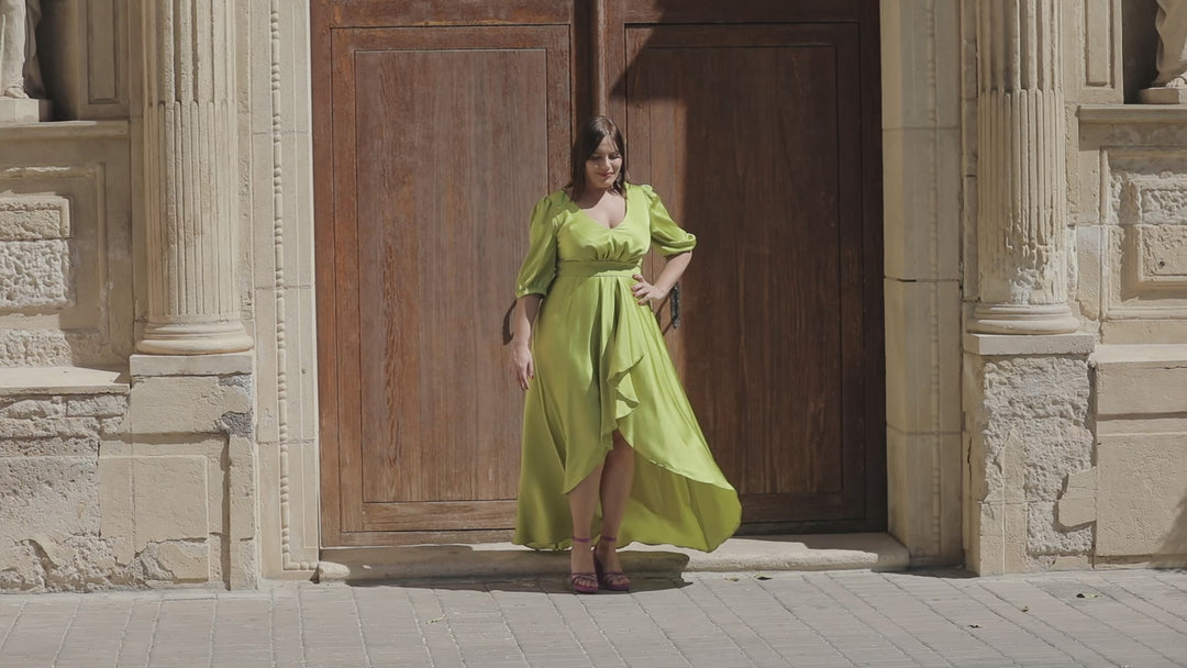 VESTIDO SALSA PISTACHO