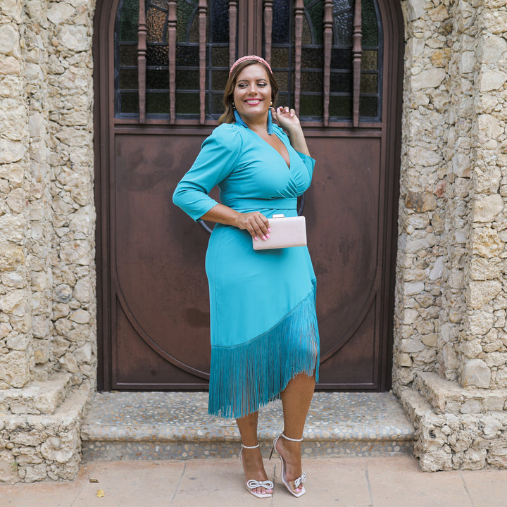 VESTIDO OFELIA AQUAMARINE