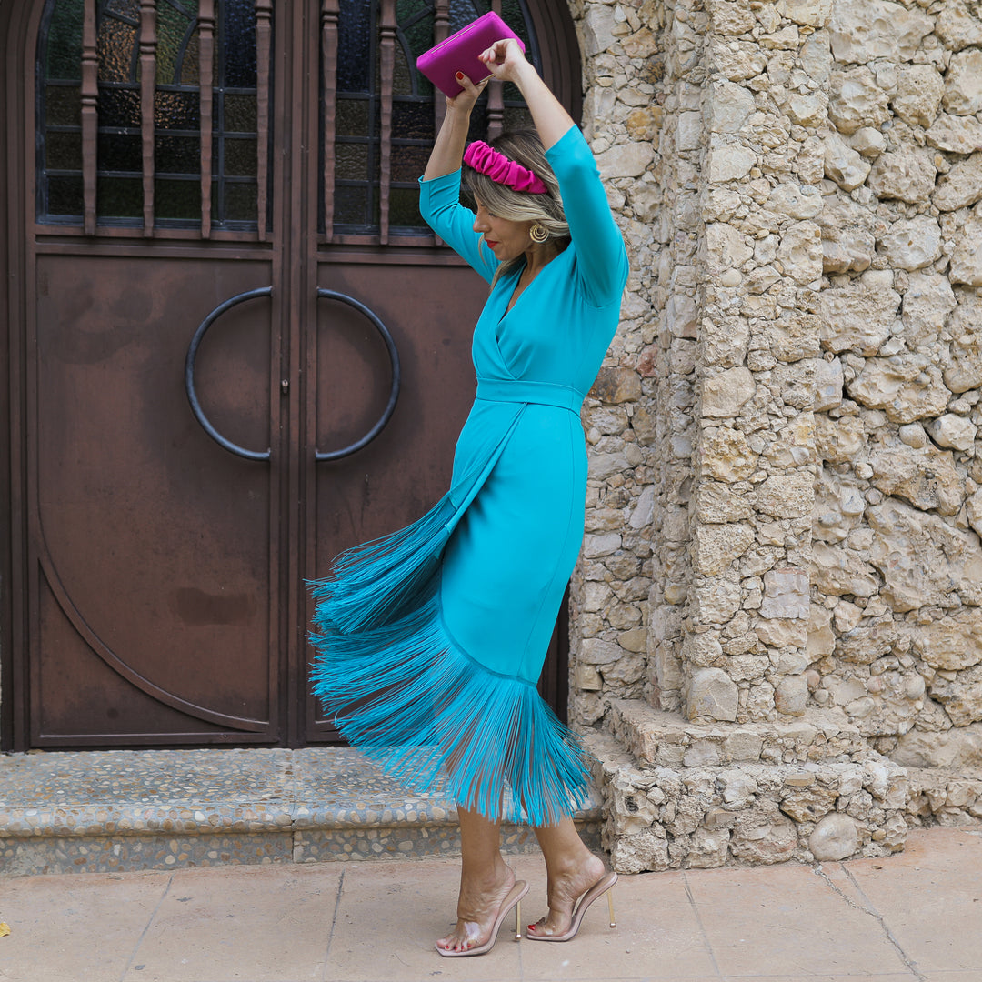 VESTIDO OFELIA AQUAMARINE