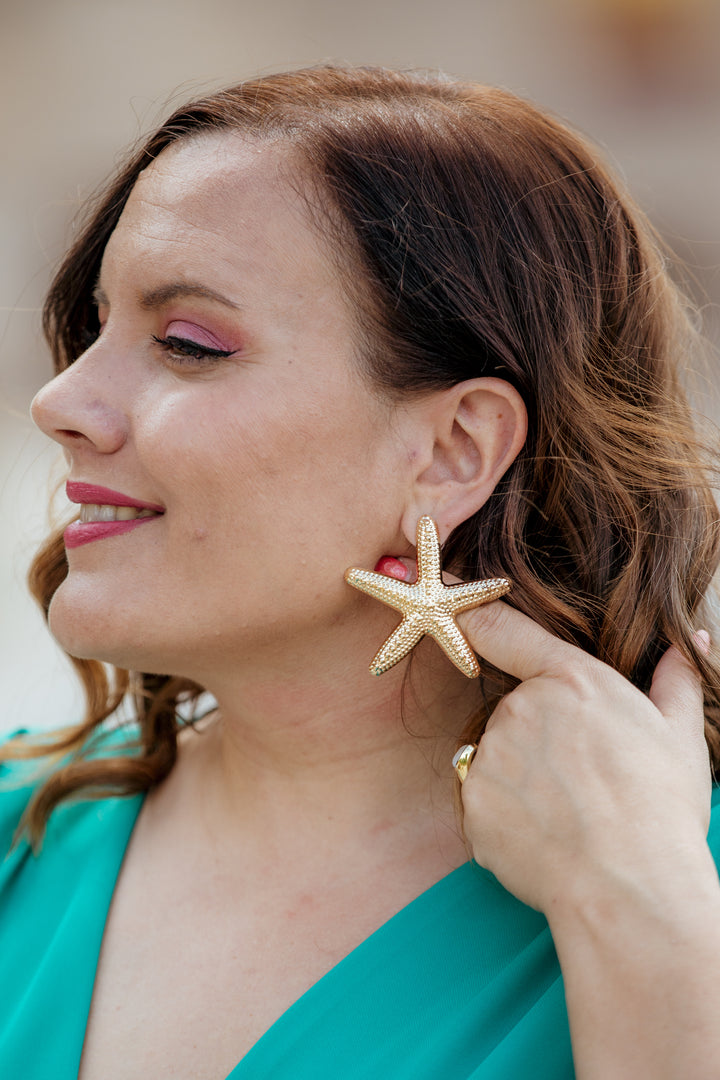 PENDIENTE ESTRELLA MAR