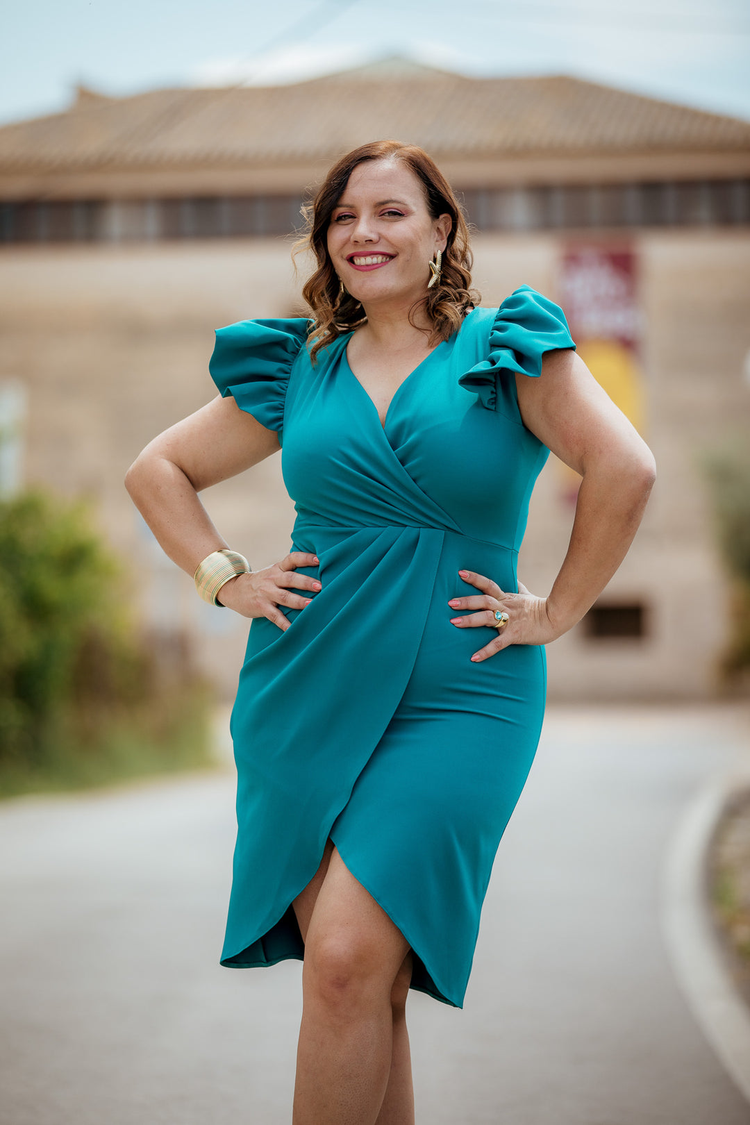 VESTIDO DE AR ​​DE MORANGO