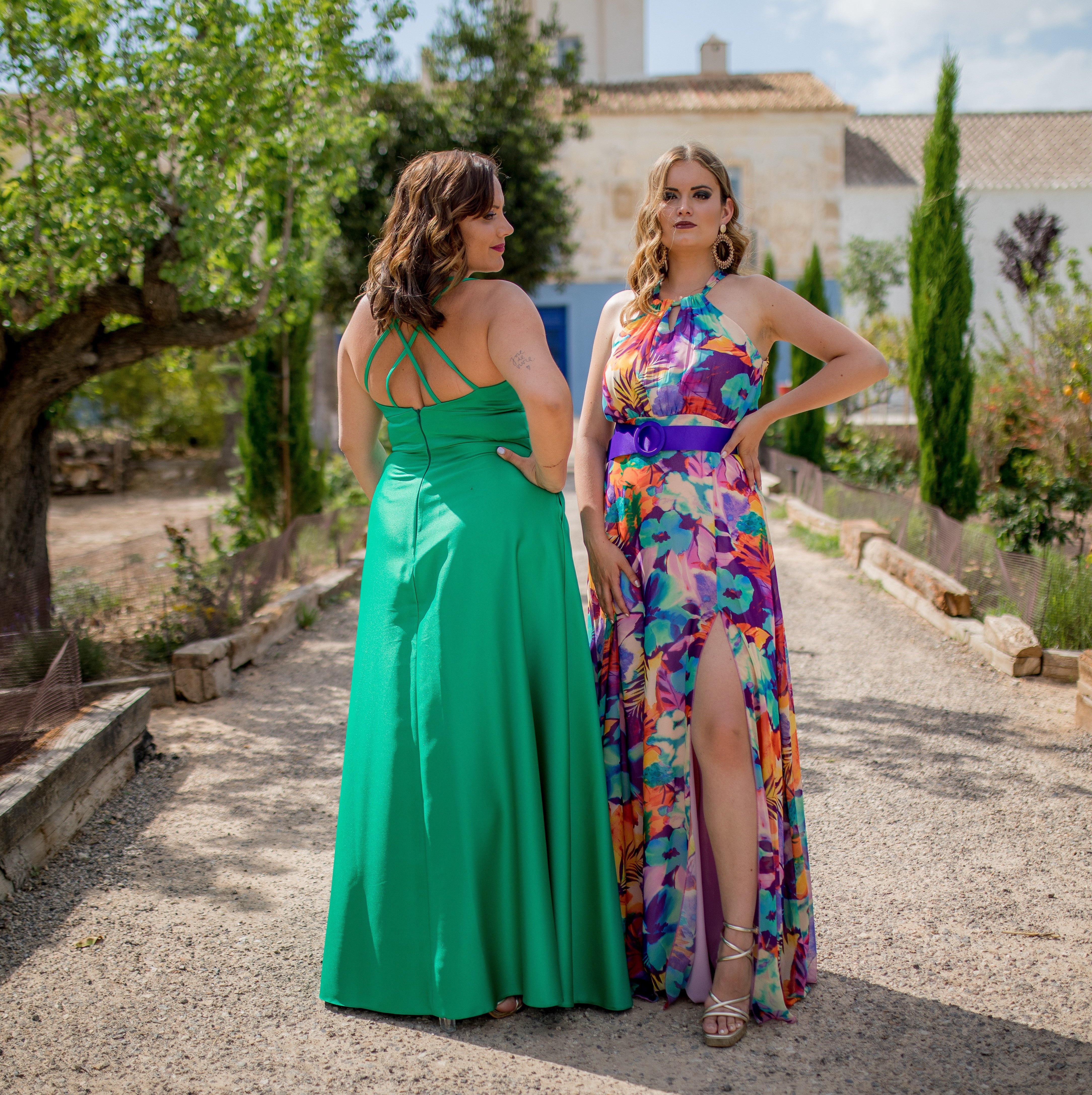 Vestidos largos discount estampados para bodas