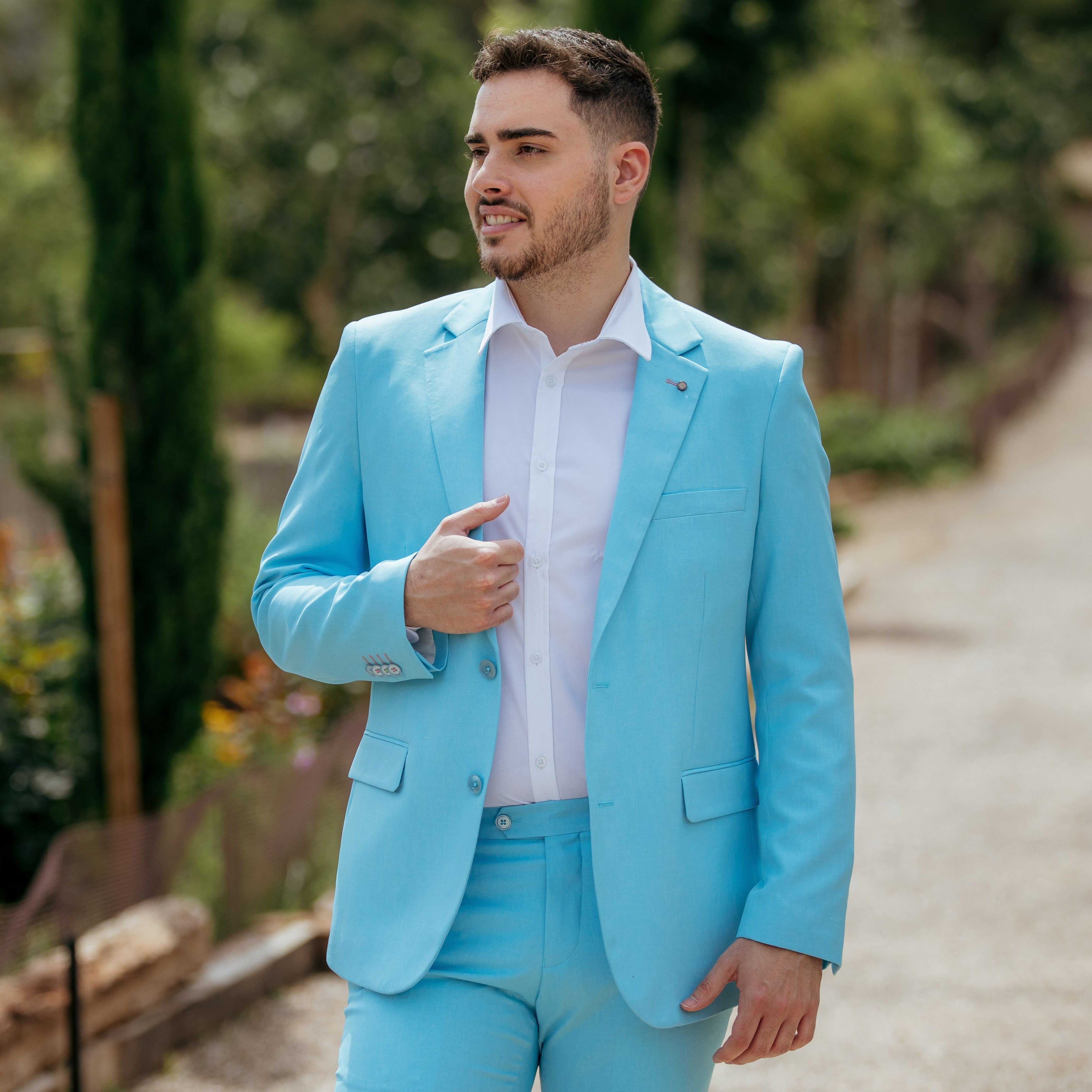 Traje matrimonio hombre discount azul