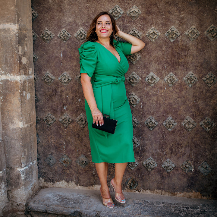 VESTIDO VERDE COKER