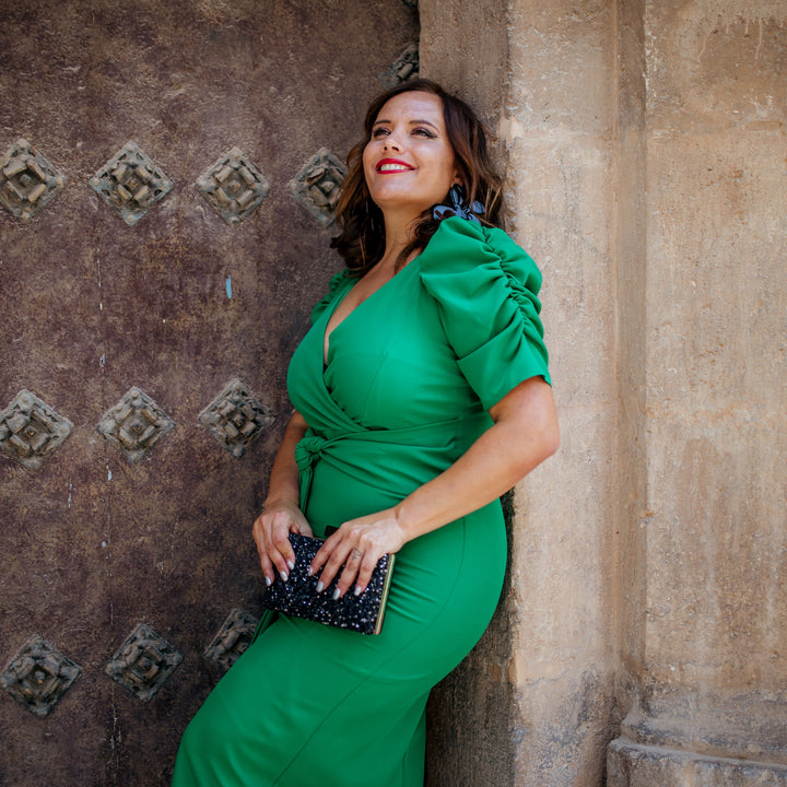 VESTIDO VERDE COKER