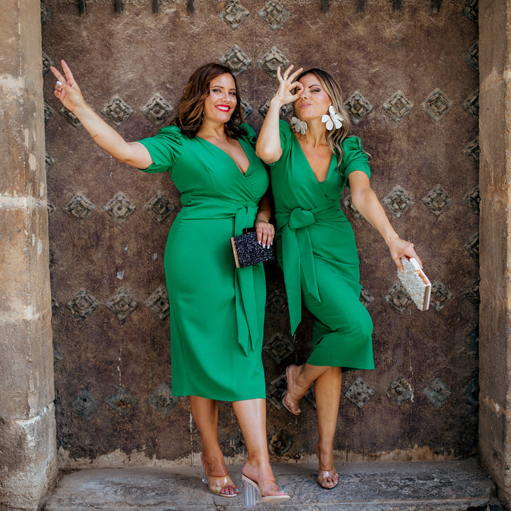 VESTIDO VERDE COKER