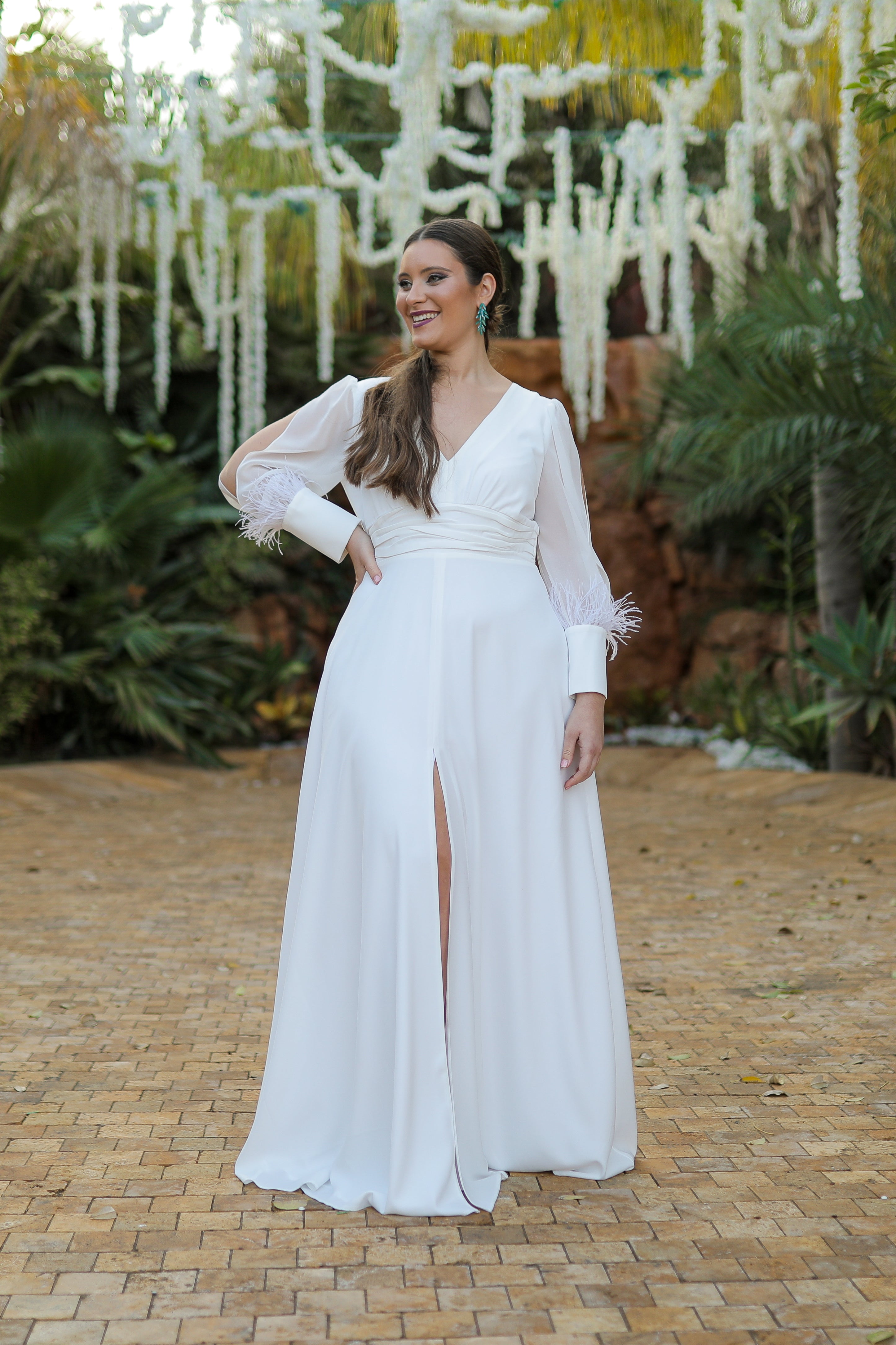 Vestidos para batizado sales convidado