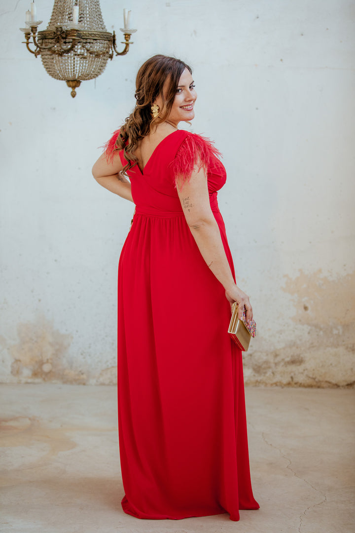 VESTIDO LIORA ROJO